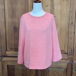 Lou & Gray Coral Cotton Blend Sweater Sz. MD
